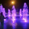 Сухой фонтан 9 струй 3х8 метров