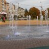 Сухой фонтан 9 струй 3х8 метров