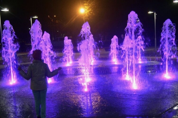 Комплект сухого фонтана 13 струй Комплект сухого фонтана 13 струй