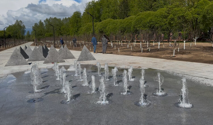 Сухой фонтан 25 струй Сухой фонтан 25 струй