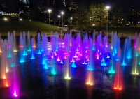 Сухой фонтан 32 струи