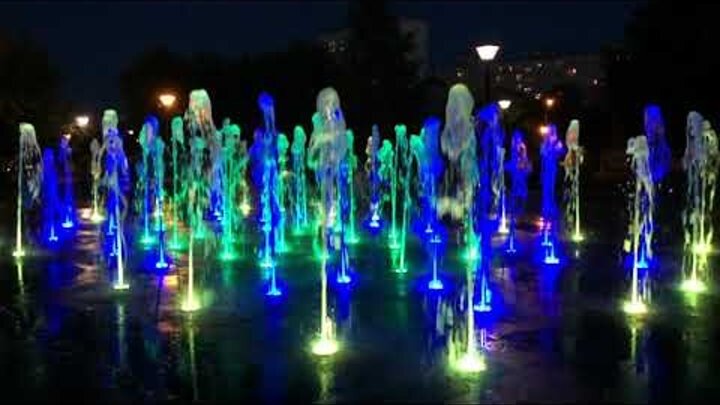 Комплект сухого фонтана 21 струя