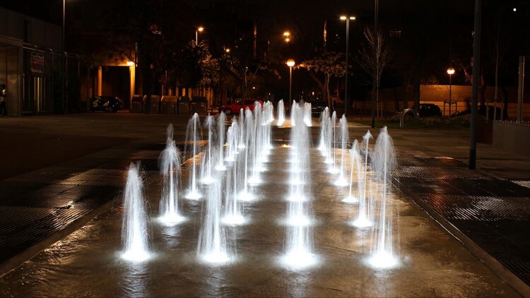 Комплект сухого фонтана 36 струй